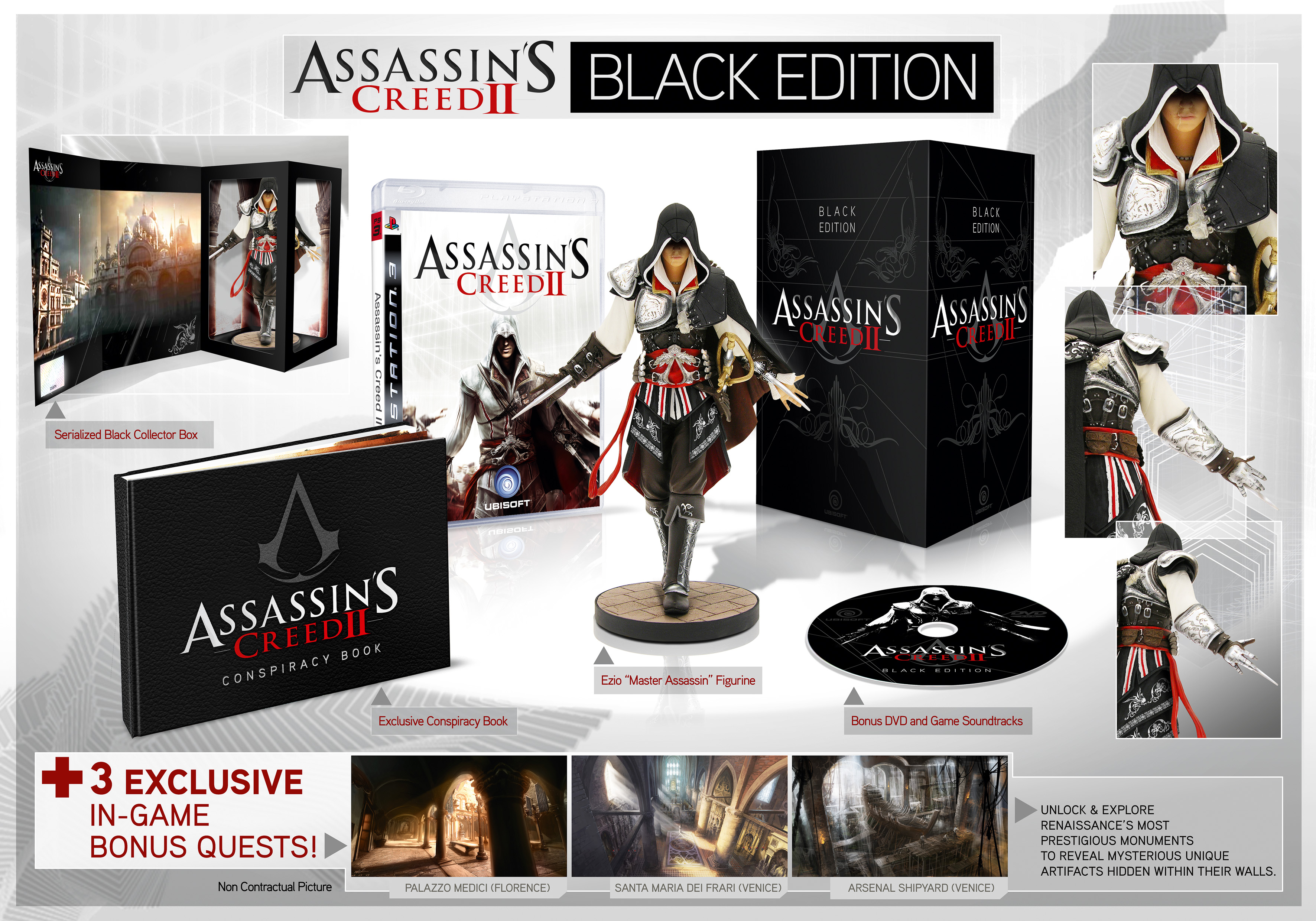 Ps Assassins Creed Ii Black Edition Universo Funko Planeta De